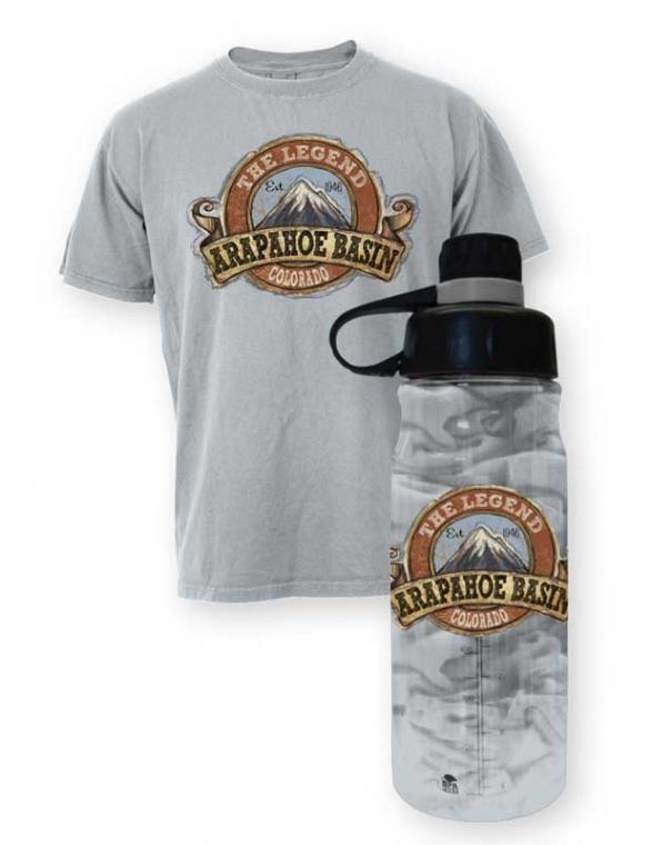 WATER/BOTTLE TEE SHIRT COMBO