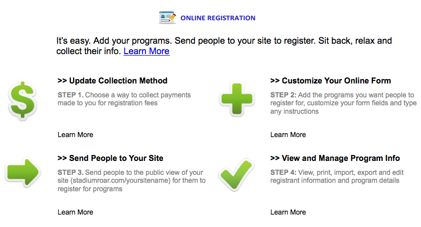 Online Registration